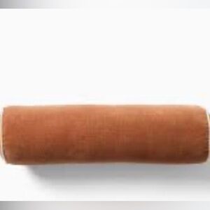 West Elm Velvet Bolster Pillow